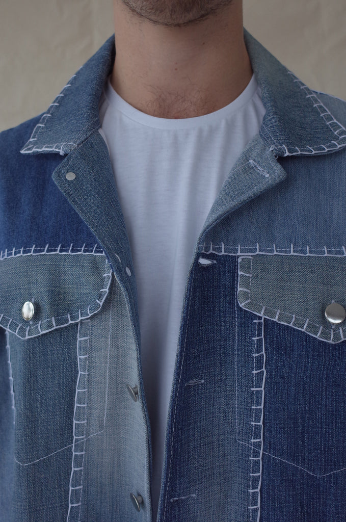 PROCESS: The making of our up-cycled denim jackets