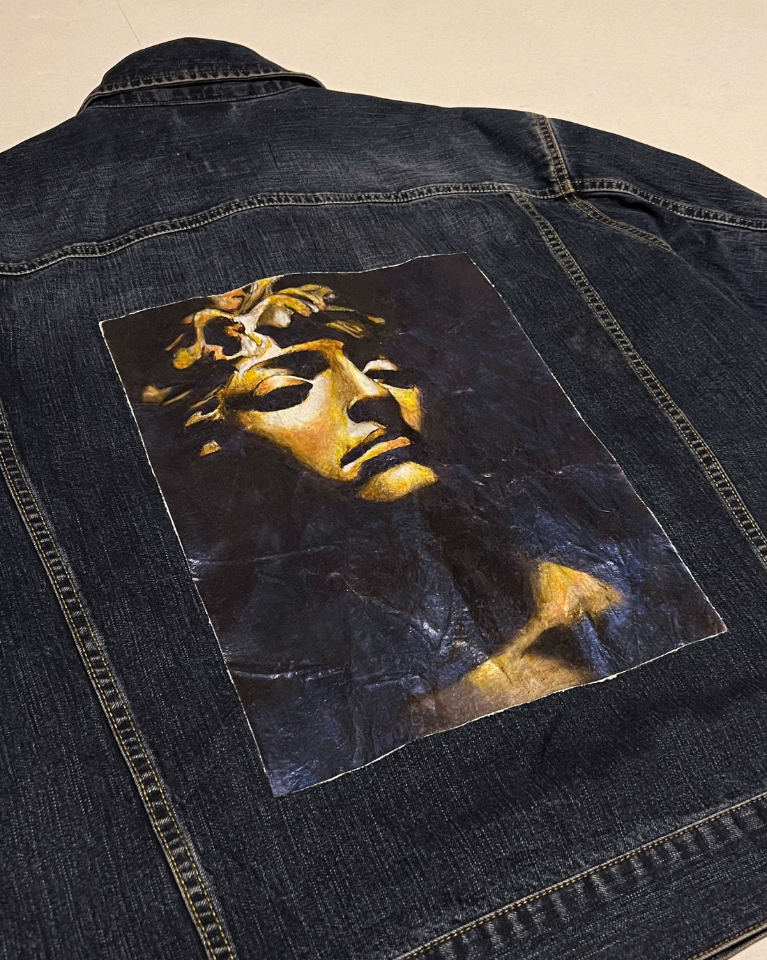 HAND PAINTED DENIM JACKET