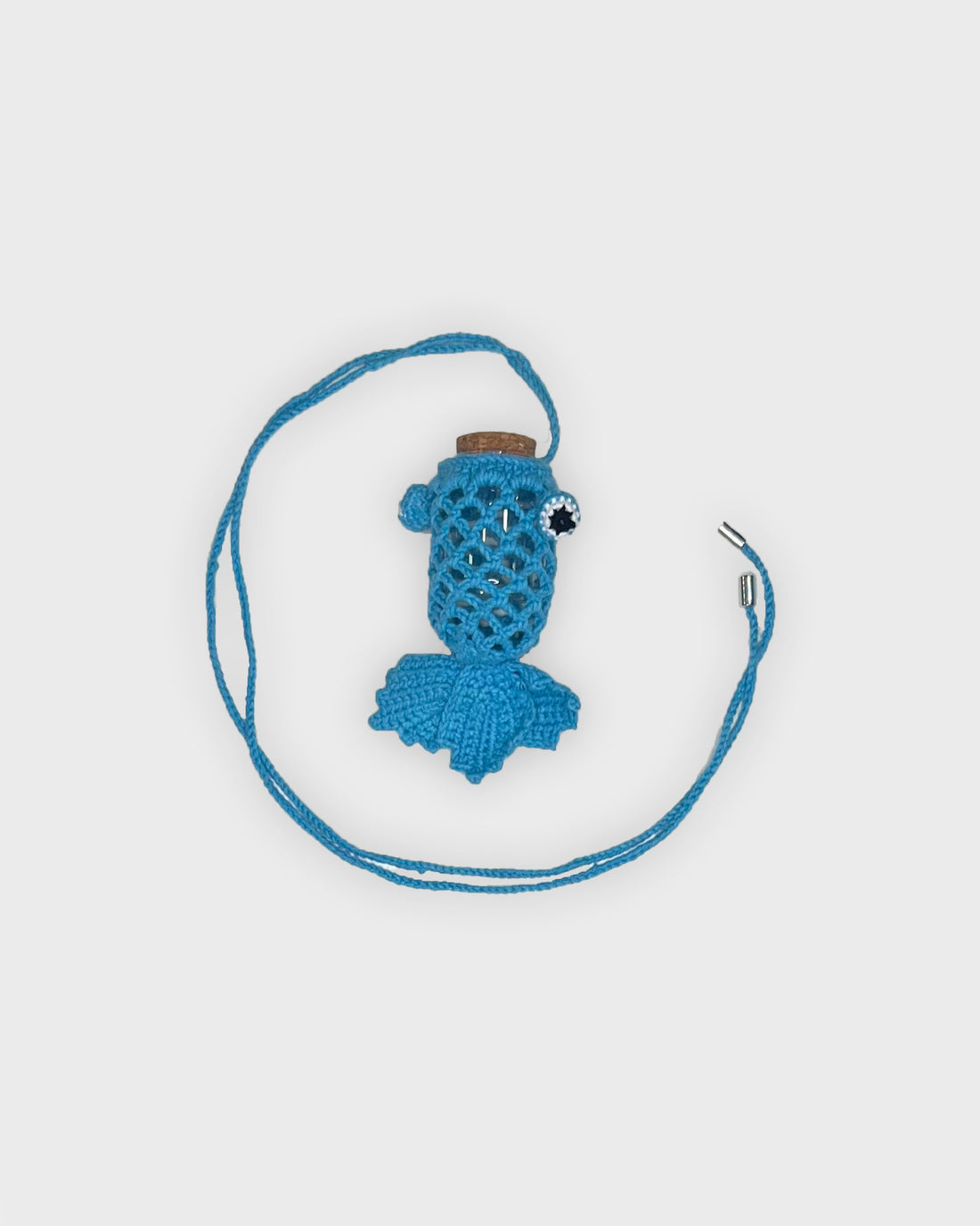 SMALL CROCHET FISH (BLUE)