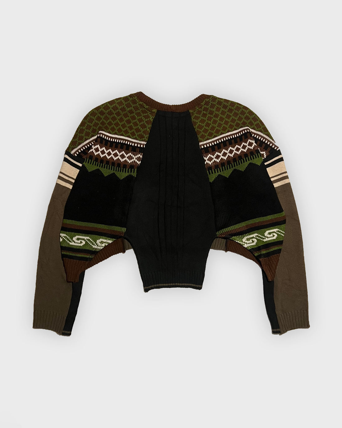 CROPPED SWEATER (BROWN)