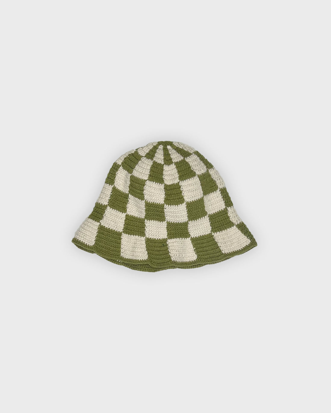 KNITTED BUCKET HAT (GREEN)