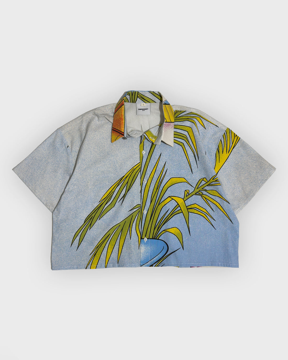 CROPPED SHIRT (PALMS)