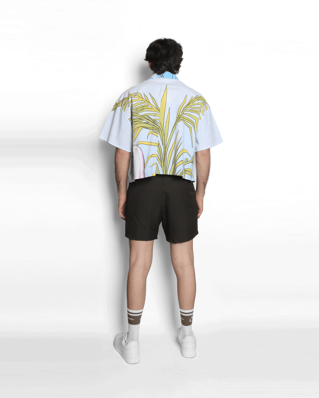 CROPPED SHIRT (PALMS)